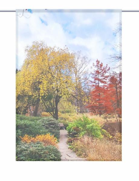 Scheibenhänger Herbstpark, eckig